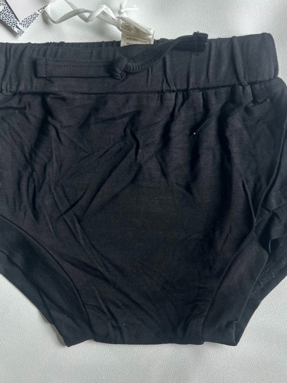 NWT Kate Quinn Bamboo Bummies Bloomers 3-6M Black Neutral